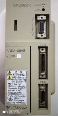 Yaskawa SGDE-08AS 1 Fase 4.4A 200V 750W 1HP Versnellingsmomentcontrole AC-servo-drivers