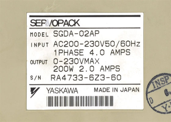 Yaskawa Sigma serie SGDA-02AP Servo aandrijvingen nieuw in originele doos