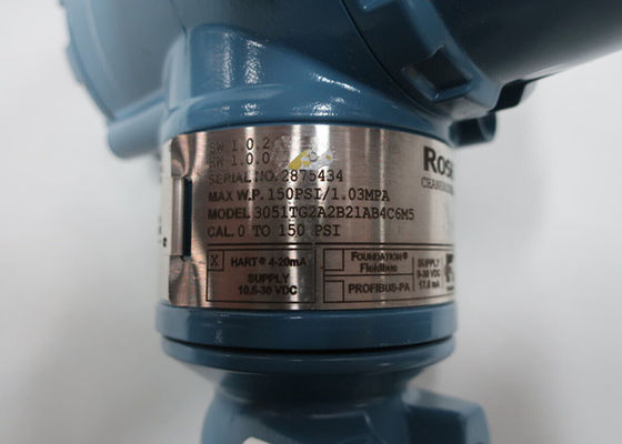 ROSEMOUNT 3051TG2A2B21AB4C6M5 Druktransmitter 0-150PSI 10,5-30V-DC