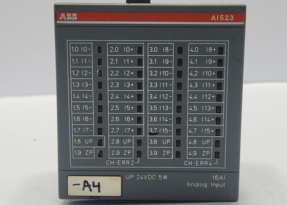 ABB AI523 1SAP250300R0001 AI523: S500 Analoog-invoermodule 16 AI: U, I, RTD, DI. 13Bit inclusief teken 1-draad