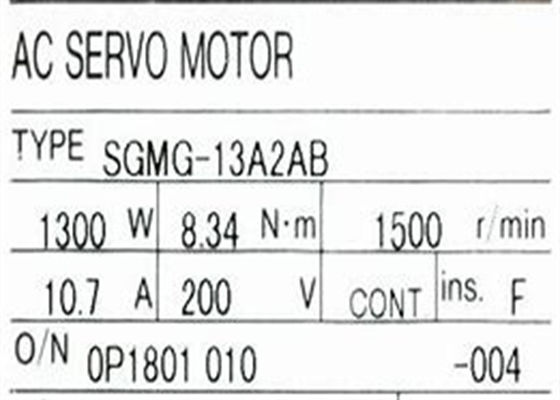 Yaskawa Sigma 2 serie servomotor SGMG-13A2AB Brand New Originele