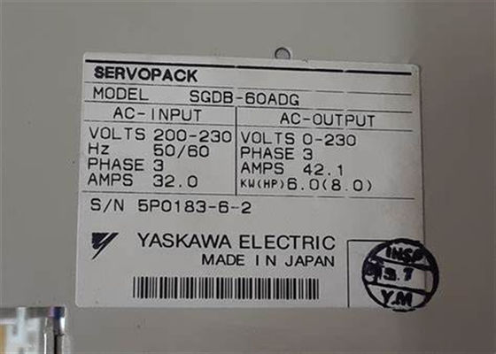 Yaskawa Brand New Original Servo Drives SGDB-60ADG 230V In Box
