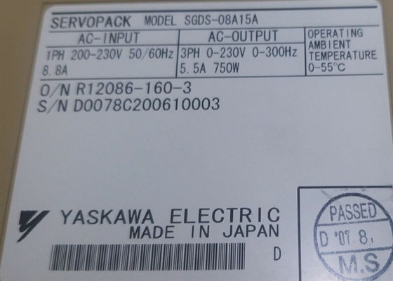 SGDS-08A15A Yaskawa Servo Drives Brand New In Originele Doos 0.75kw