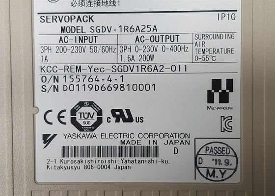 Yaskawa SGDV-1R6A25A 200v AC Servo Drives Brand New Originele Doos