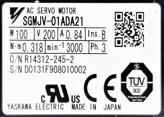 Brandnieuwe SGMJV-01ADA21 Yaskawa Insustry Servomotor Originele
