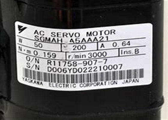 Yaskawa SGMAH-A5AAA21 gloednieuwe industriële servomotor in doos