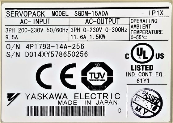 Yaskawa SGDM-15ADA 200V AC Servo Drives Brand New In Originele Doos