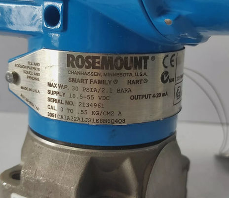 Rosemount 3051CA1A22A1JS1E8M6Q4Q8 Druktransmitter 30PSIA/2.1BARA