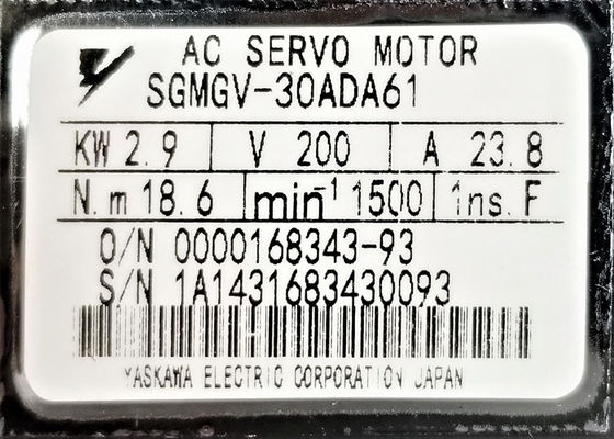 Yaskawa SGMGV-30ADA61 AC servomotor Brand New In Original Box