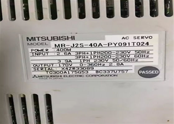 Servomotor MR-J2S-40A-PY091 voor industriële machines