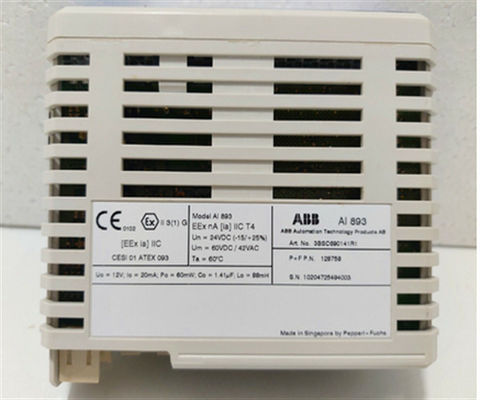 AI893 3BSC690141R1 Analoog-invoermodule Redundante voedingsmodule