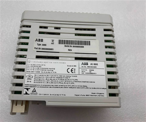 AI893 3BSC690141R1 Analoog-invoermodule Redundante voedingsmodule