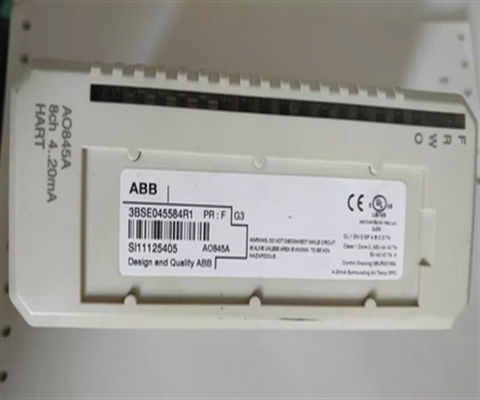 ABB 3BSE045584R1 AO845A Analog Output Redundant of Single Redundant Power Supply Module