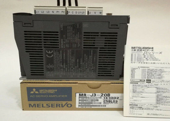 Mitsubishi Melservo MR-J3-20B Industrial AC Servo Drive 200W Uitgang 170V 1.5A Invoer 200-230V