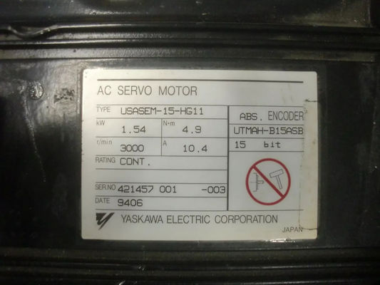 USASEM-15-HG11 Yaskawa AC 1540W Industriële servomotor Originele