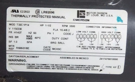Emerson T32C1P14 R606018E industriële servomotor, gloednieuw in doos