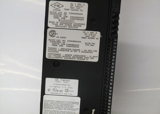 IC660BBA024 I/O-blok van de GE Fanuc Genius I/O-serie, nominale spanning 24/48 VDC