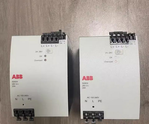 3BSC610067R1 ABB SD834 Stroomtoevoerapparaat Redundante stroomtoevoermodule