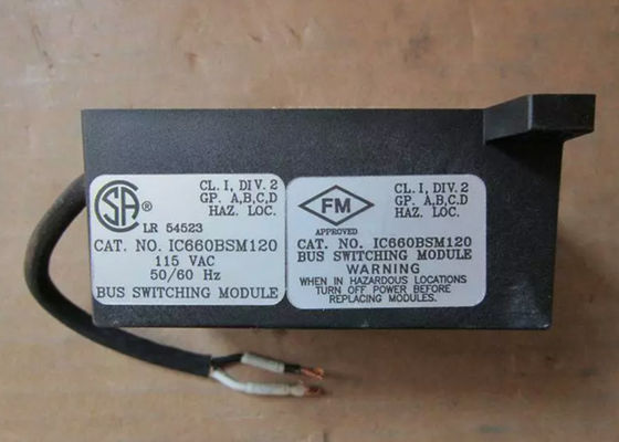 De IC660BSM120 is een Genius I/O-system Bus Switching module die wordt gebruikt om I/O-apparaten te koppelen