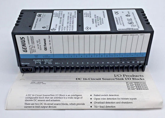 De IC660BBD020 is een Genius Block I/O, voorheen vervaardigd door GE Fanuc, onder Emerson Automation