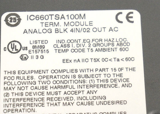 De GE Fanuc IC660TSA100 terminal assembly is de terminal assembly voor een I/O-blok.