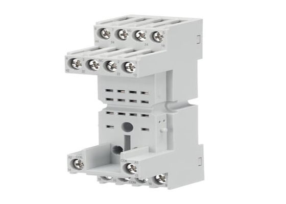 ABB CR-M4SS Standaard stopcontact voor 2c/o of 4c/o CR-M relais, De CR-M4SS stopcontact is van de CR-M (miniatuur) relais reeks
