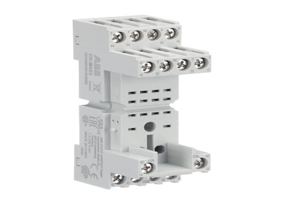 ABB CR-M4SS Standaard stopcontact voor 2c/o of 4c/o CR-M relais, De CR-M4SS stopcontact is van de CR-M (miniatuur) relais reeks