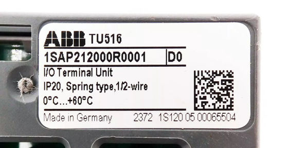 TU516 1SAP212000R0001 Digitale IO-module 24V Brand ABB Nieuwe doos