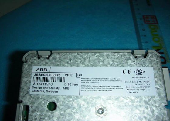 ABB 3BSE020508R2 DI801-eA Digitale invoer 24V 16 ch 1x16 ch, nominale isolatie.50V