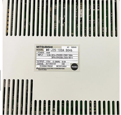 AC SERVO DRIVER MR-J2S-100A-S046 3 fase MITSUBISHI Melservo industriële versterker