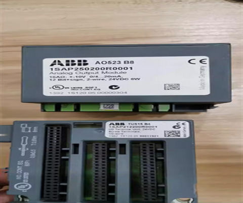 AO523 ABB - Analoog-uitgangsmodule 1SAP250200R0001 Redundante voedingsmodule