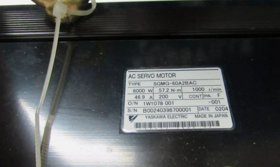 SGMG-60A2BAC Yaskawa industriële servomotor hoge snelheid 6000W