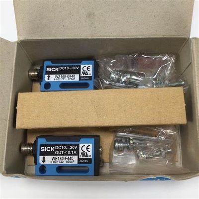 SICK WS/WE160-F440 680nm zichtbare rode plastic optische sensor met 15 mm