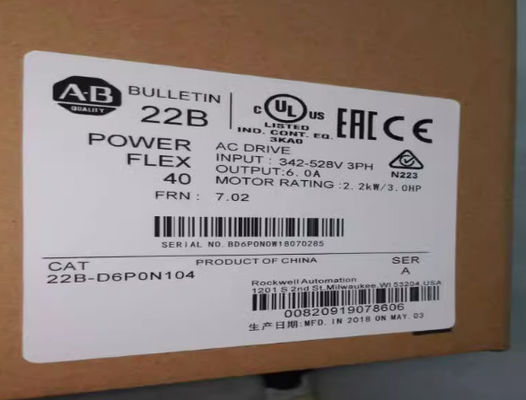 AB Allen Bradley 22B-D6P0N104 AC aandrijving verstelbare frequentie