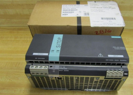 Siemens 6EP1 437 3BA00 Stroomtoevoer Input 400-500 V 3 AC Output: 24 V DC/40 A Notes