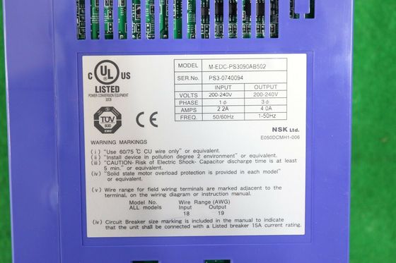 NSK M-EDC-PS3090AB502 MEDC Precisieservoaandrijving 450W 0-15A 0-30V DC Industrieel