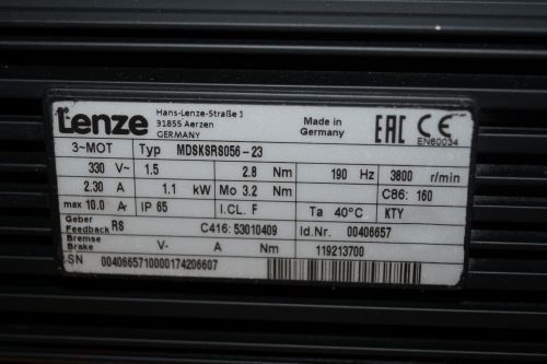 LENS MDSKSR056-23 Industriële servo aandrijvers