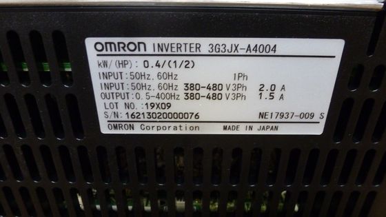 Omron 3G3JX-A4004 Servomotor voor industriële toepassingen