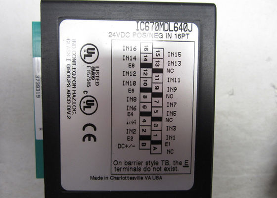 De IC670MDL640 is een 16-punts discrete input module uit de Field control serie van GE Fanuc