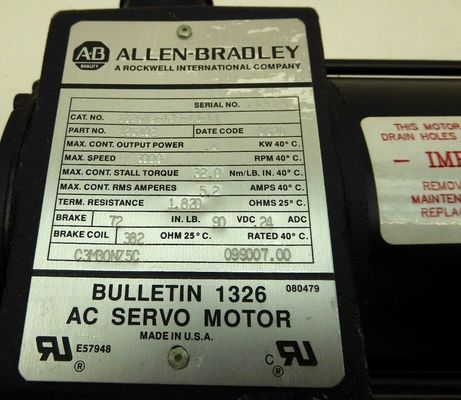AB 1326AB-A2E-11-A4 AC-servomotoren voor precisiecontrole