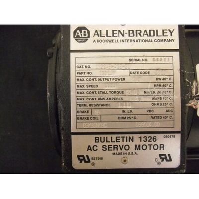 Precision AB 1326AB-A3E-21 AC servomotoren voor nauwkeurige positionering