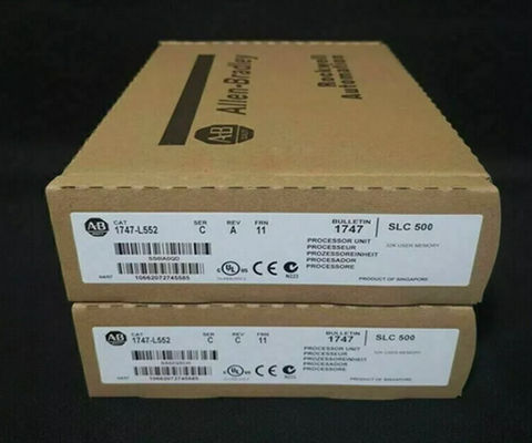 Allen Bradley 1747-L552-serie PLC CPU voor gebruik met SLC 500-serie, digitale uitgang