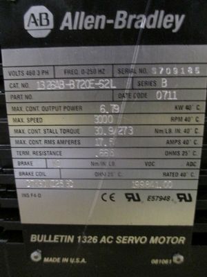 AB 1326AB-B720E-S2L Roterende servomotor voor nauwkeurige en soepele bewegingsregeling