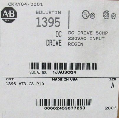 Digital DC Drive Renewal Components Compatible met AB 1395-A73-C3-P10 CE-gecertificeerd