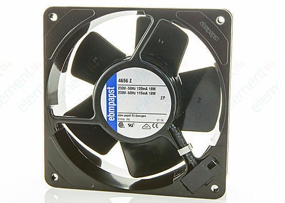0.540 kg DC Axial Compact Ventilator met uitlaat boven steunstukken Luchtstroomrichting