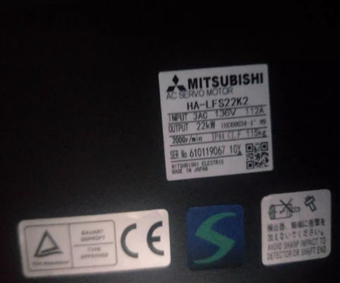 Mitsubishi servomotor HA-LFS22K2-S3 Versnellingsfrequentie 2000V/P, voor MR-J2S servomotor