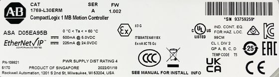 ALLEN-BRADLEY 1769-L30ERM IP20-conforme lange levensduur batterij voor veiligheidsrelais