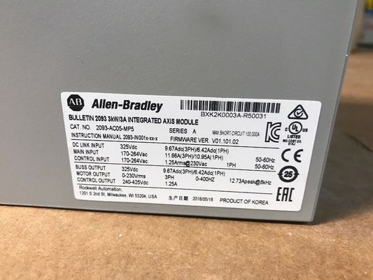 ALLEN-BRADLEY 2093-AC05-MP5 Kinetix 2000 geïntegreerde asmodule en asmodule
