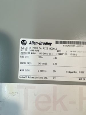 Allen-Bradley 2093-AMP5 Kinetix 2000 Multi-axis Servo Drive