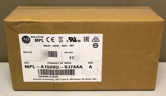 Alleen-Bradley MPL-A1520U-VJ74AA MPL-serie MPL 240V AC roterende servomotor